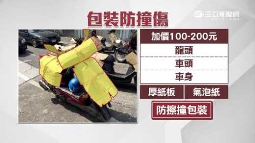 一肚子火！機車托運燈破、手把歪 業者稱：沒包裝不賠-高雄機車借款,高信當舖